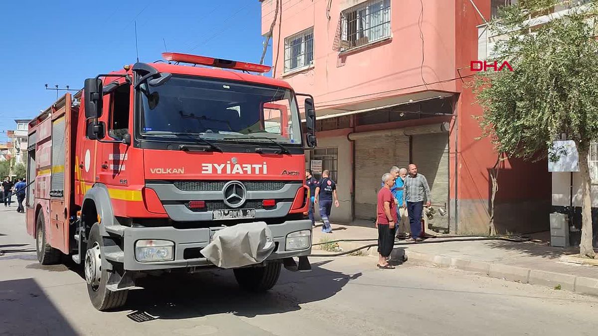 KOZAN'DA KORKUTAN YANGIN