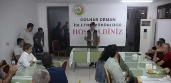 Gülnar Orman İşletme Müdürlüğü'nde veda yemeği düzenlendi