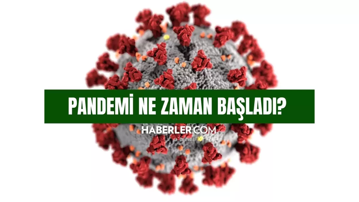 Pandemi ne zaman başladı? Pandemi hangi yıl, hangi tarihte başladı?