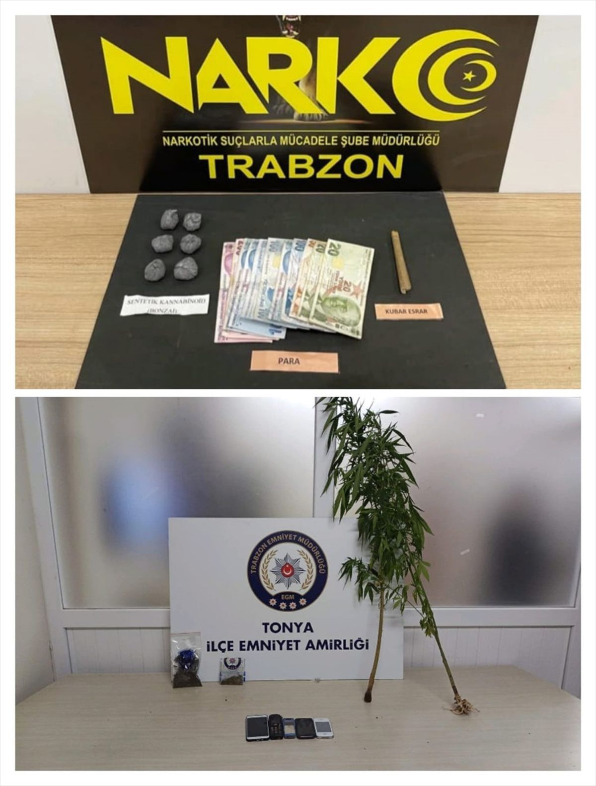 Trabzon'da Uyuşturucuyla Mücadele Operasyonu: 2 Şüpheli Hakkında İşlem Yapıldı