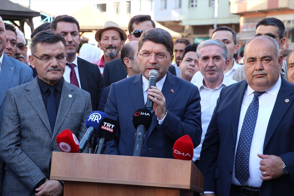 Adalet Bakanı Tunç, Bartın'da vatandaşlara hitap etti Açıklaması