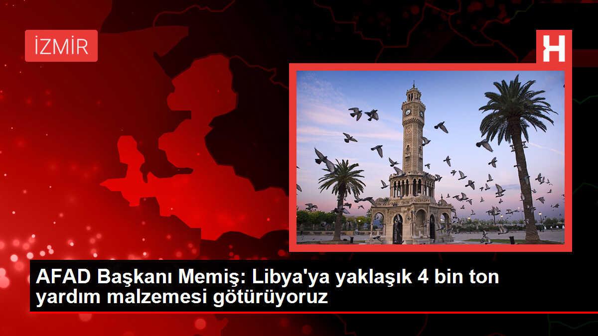 Libya'ya AFAD tarafından yardım malzemesi gönderildi