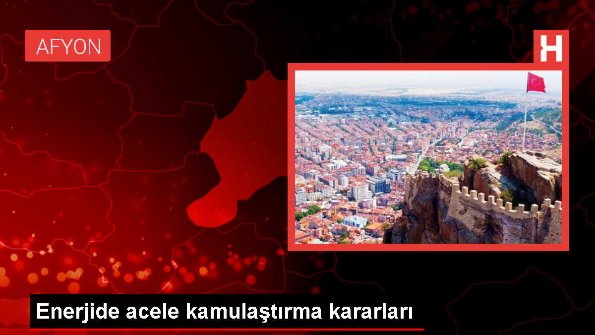Türkiye'de Enerji Nakil Hattı ve Doğal Gaz Dağıtım Tesisi İçin Kamulaştırma Kararı