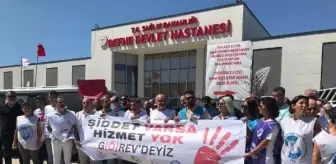 Hamile doktora saldırıya tepki: Sağlık çalışanları iş bıraktı