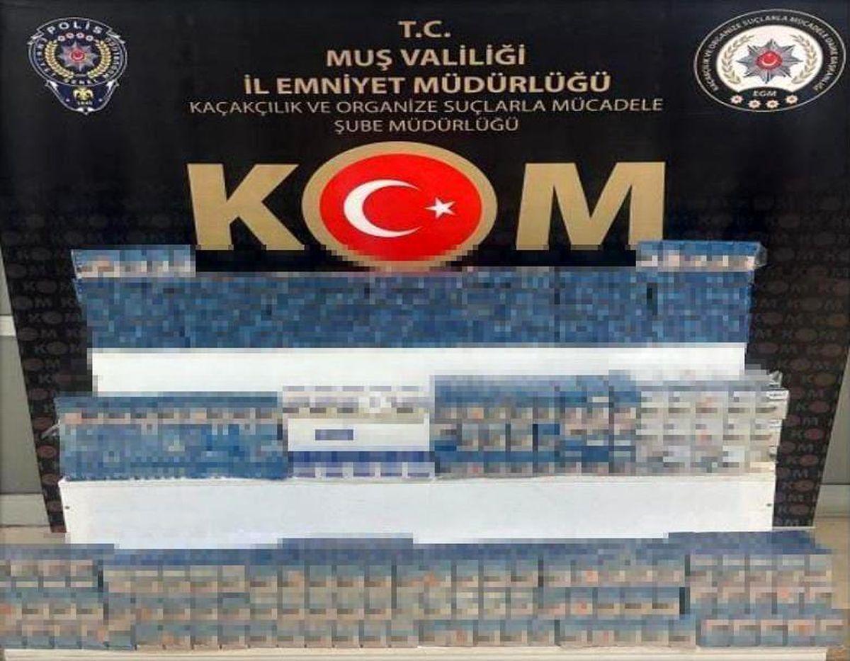 Muş'ta Kaçakçılık Operasyonunda 8 Şüpheli Yakalandı