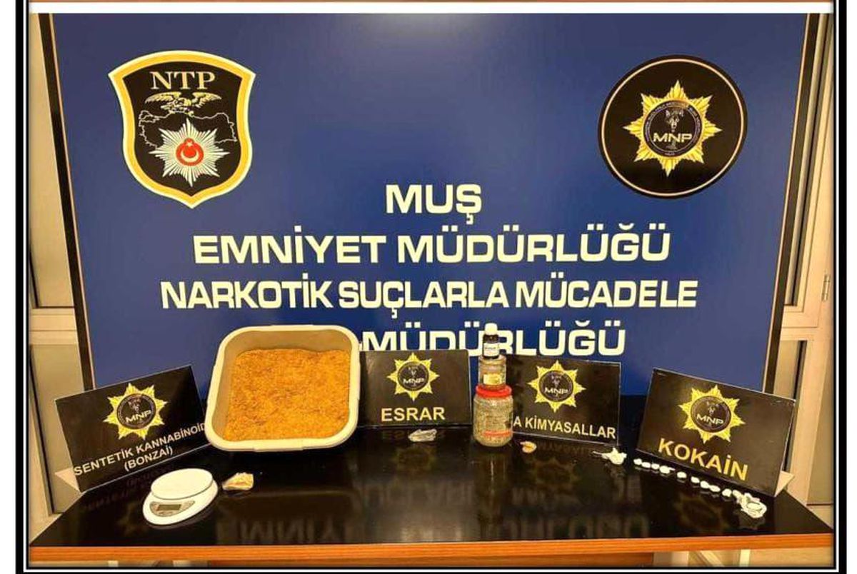 Muş'ta Uyuşturucu Operasyonunda 6 Şüpheli Tutuklandı