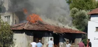 Antalya'da Ot Yangınında 2 Boş Ev Zarar Gördü