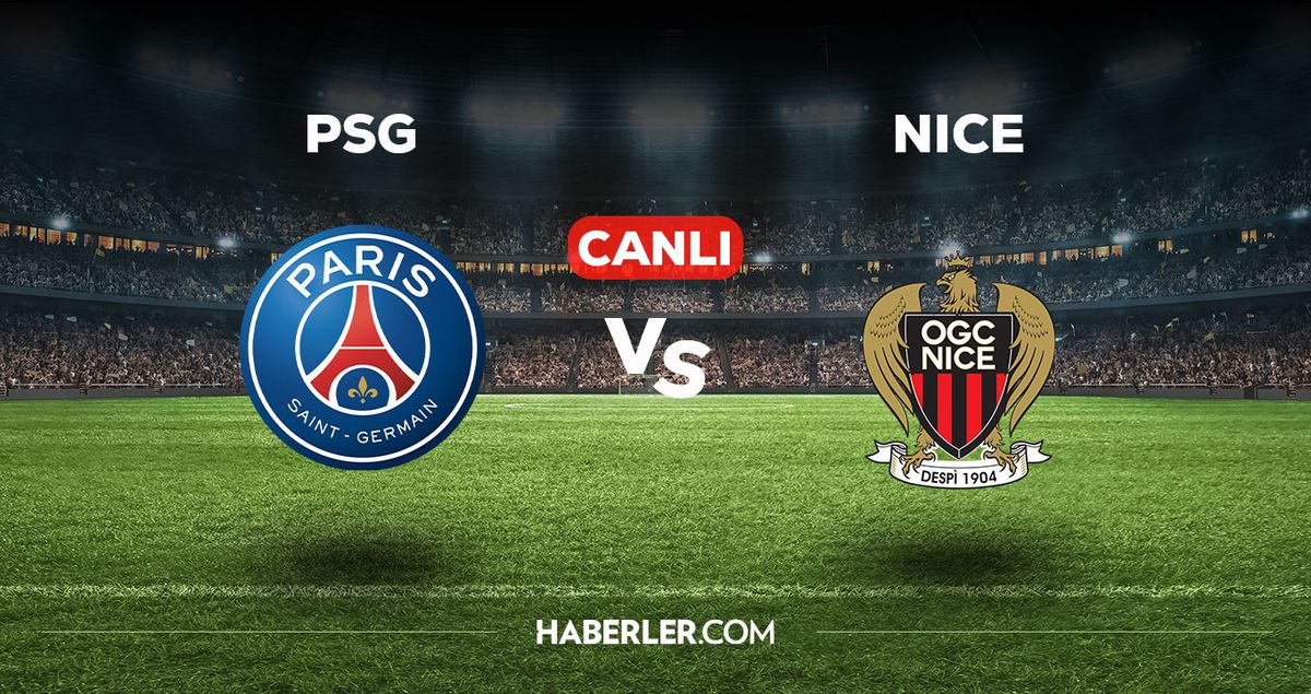 PSG Nice maçı CANLI izle! PSG Nice maçı canlı yayın izle! Nereden, nasıl izlenir?