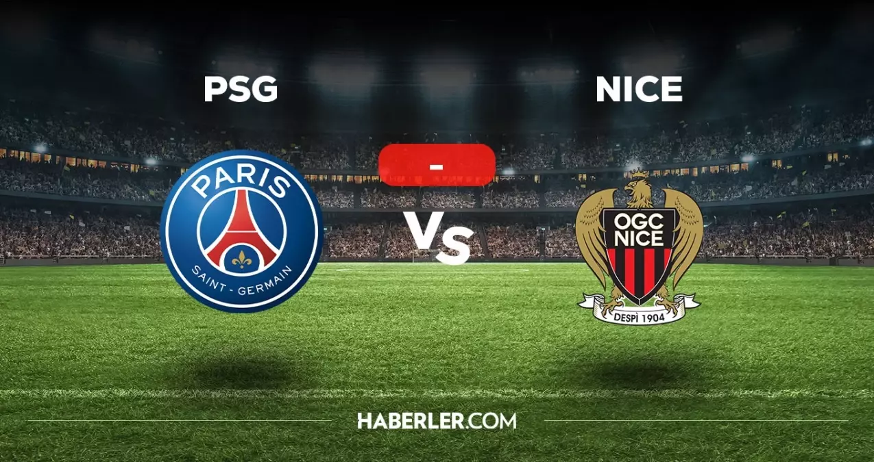 PSG Nice maçı kaç kaç, bitti mi? MAÇ SKORU! PSG Nice maçı kaç kaç, canlı maç skoru! Canlı maç anlatımı!