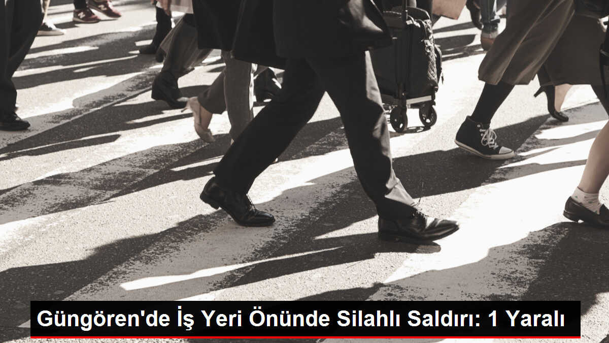 Güngören'de İş Yeri Önünde Silahlı Saldırı: 1 Yaralı
