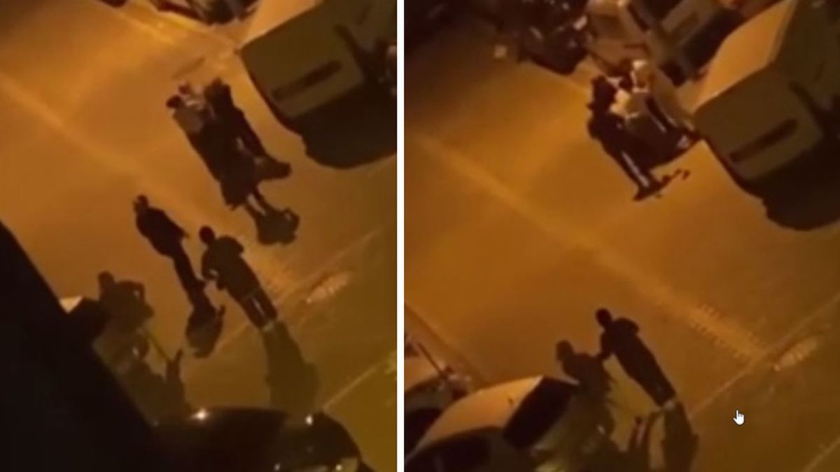 Kız kardeşlerin saç saça baş başa kavgası kamerada