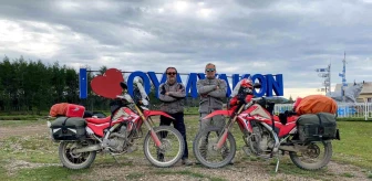 İzmirli Akademisyen ve Mühendis, Motosikletle Asya'nın En Doğusuna Ulaştı