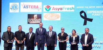 Akdeniz'den en fazla yaş meyve ve sebze ihracı yapan firmalara ödül