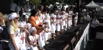 Bursa'da Gastronomi Festivali'nde Anne ve Çocuklar Şefleri Zora Soktu