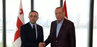 Cumhurbaşkanı Erdoğan, Gürcistan Başbakanı Garibaşvili'yi kabul etti