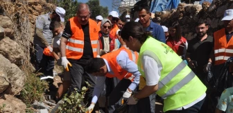 Mardin'de Gurs Vadisi'nde Çöp Toplama Etkinliği Düzenlendi