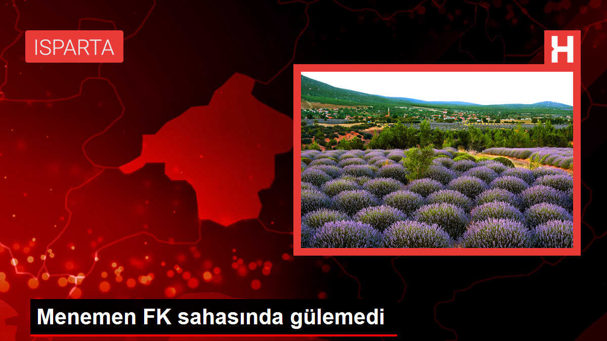 Menemen Futbol Kulübü, evinde galibiyet alamadı
