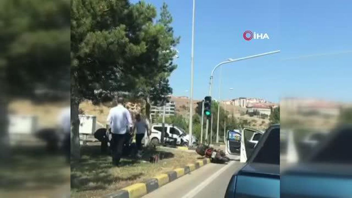 Karabük'te motosiklet sürücüleri arasında kavga çıktı