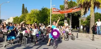 Muğla'da Süslü Kadınlar Bisiklet Turu düzenlendi