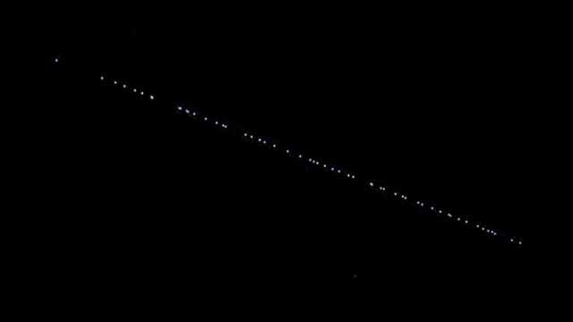 Starlink uyduları Ahlat semalarında objektiflere takıldı