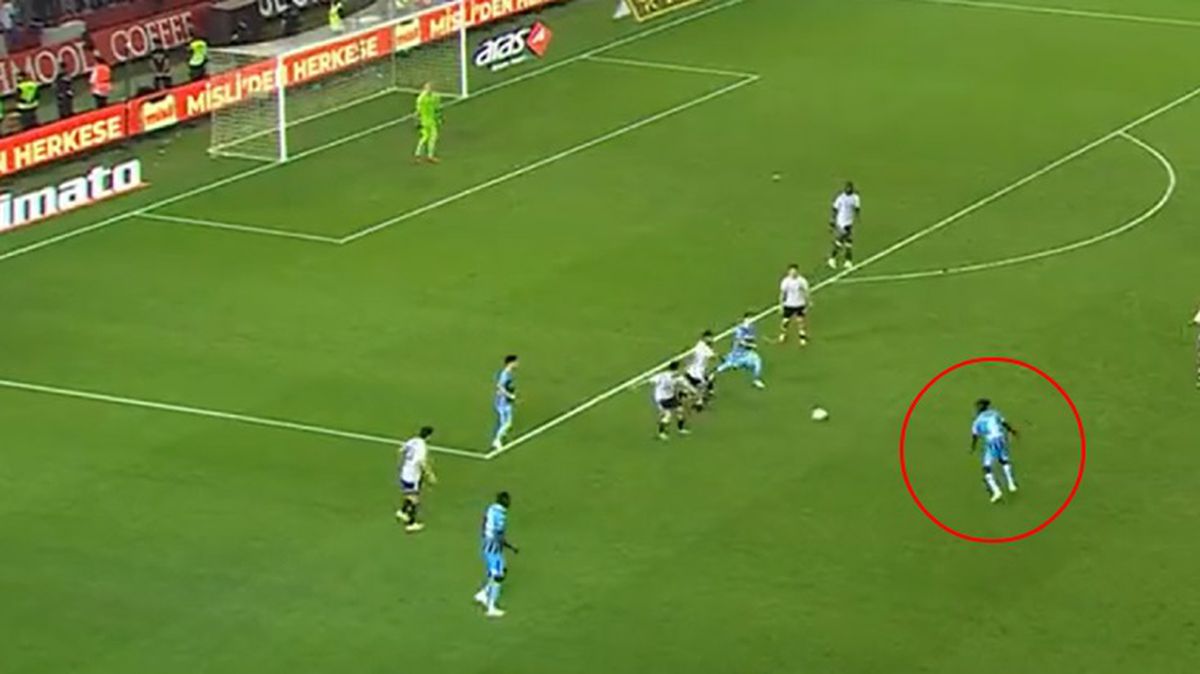 Trabzonspor-Beşiktaş maçında taraflı tarafsız herkesi ayağa kaldıran an! Sezonun golü kaçtı