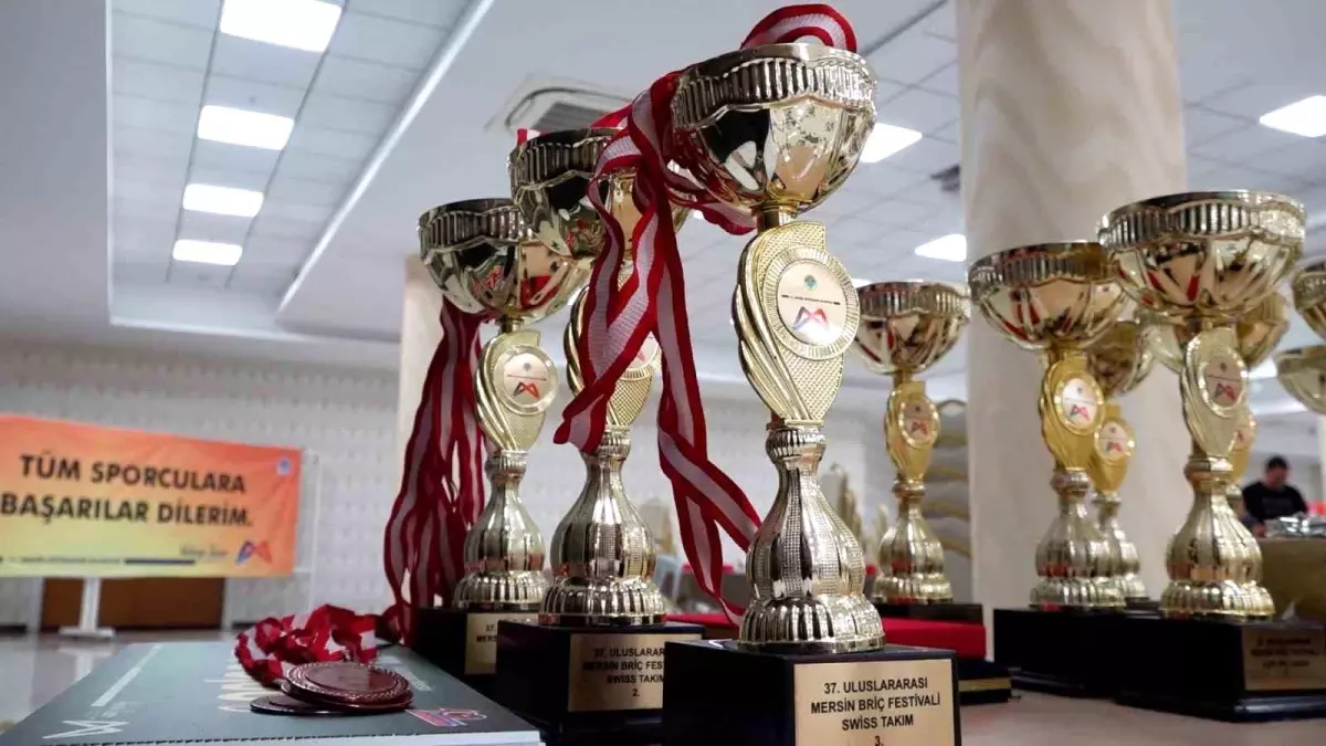 37. Uluslararası Mersin Briç Festivali Ödül Töreniyle Son Buldu