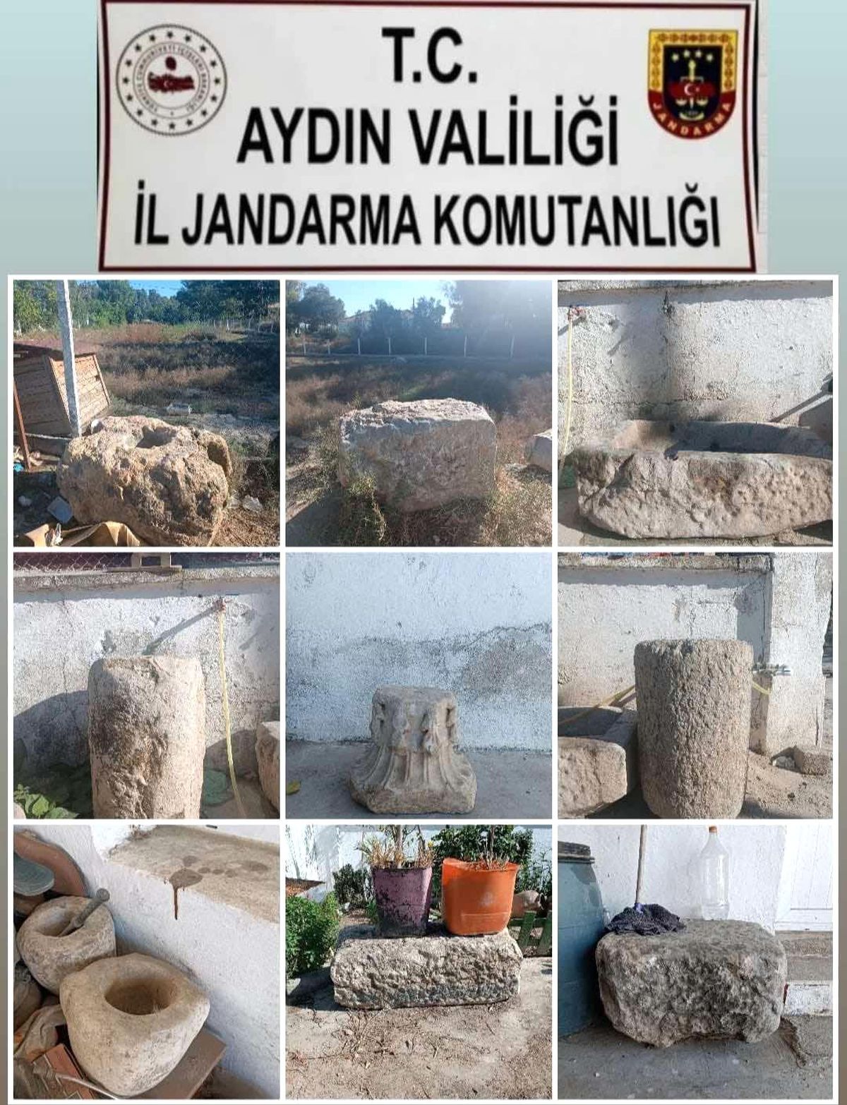 Aydın'da tarihi eser operasyonu: 1 kişi gözaltına alındı