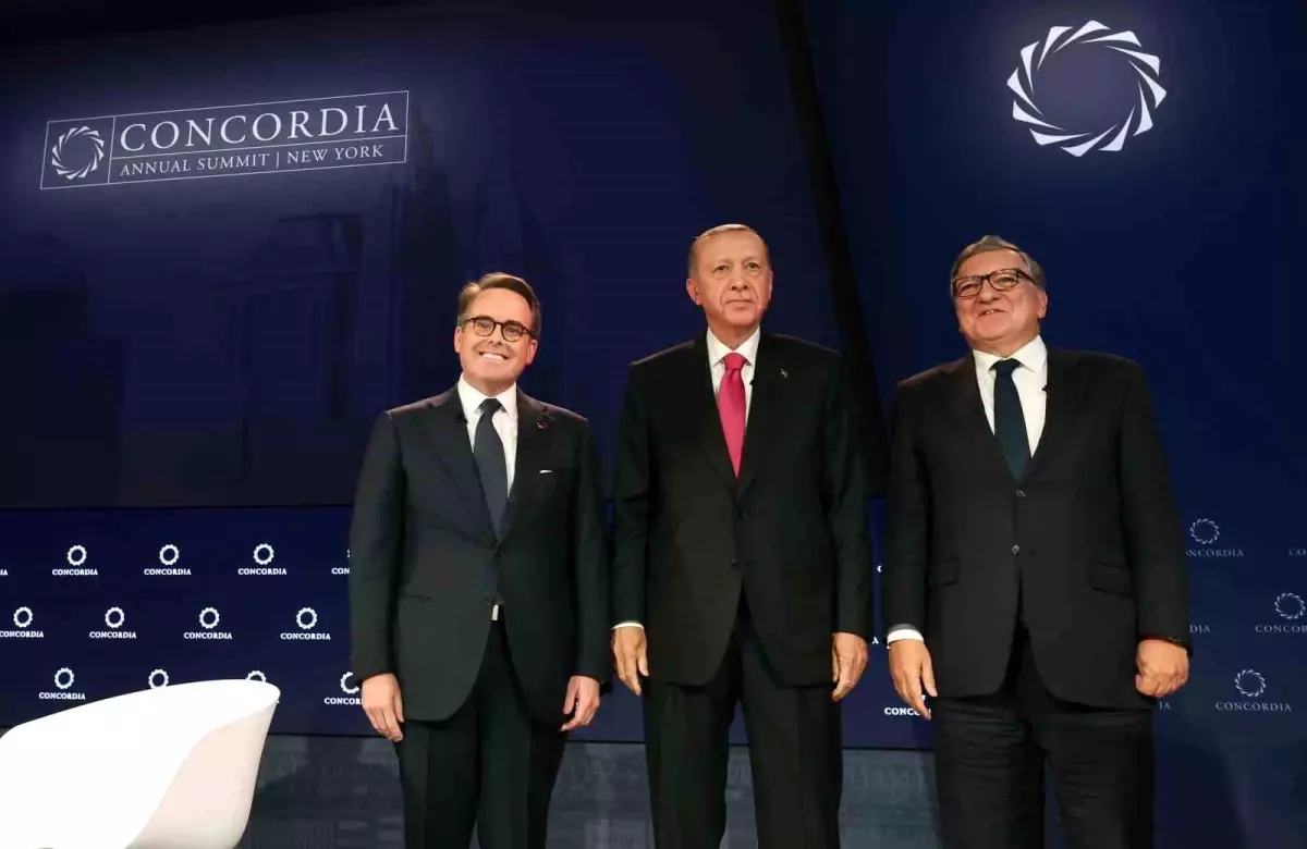 Cumhurbaşkanı Erdoğan, Concordia Zirvesi'nde soruları yanıtladı: (2)