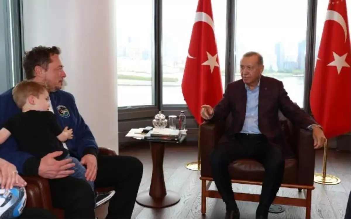 Cumhurbaşkanı Erdoğan, Elon Musk'ı kabul etti
