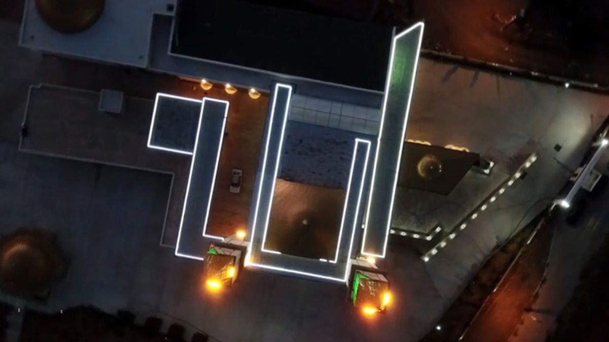 Gökyüzünden bakıldığında 'Allah' lafzı görünen cami! 8 yılda tamamlandı, 22 ekimde açılacak