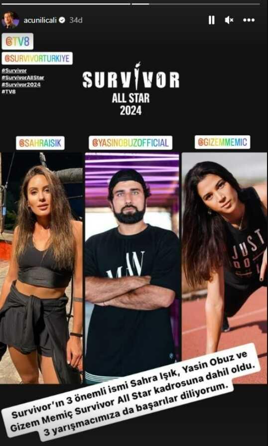 Sahra Işık Survivor All Star 2024 kadrosuna dahil oldu mu? Sahra Işık Survivor'a mı katılıyor? Sahra Işık kimdir, hangi yıllar yarıştı? Sahra Işık Survivor All Star 2024 kadrosuna dahil oldu mu? Sahra Işık Survivor'a mı katılıyor? Sahra Işık kimdir, hangi yıllar yarıştı?