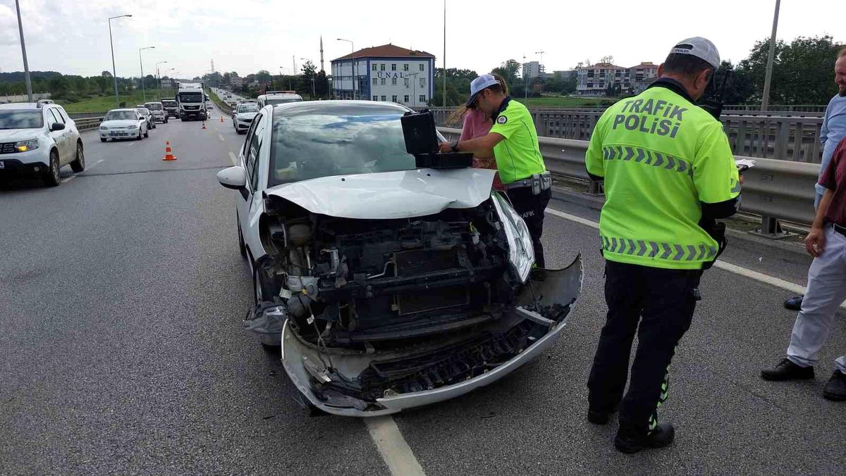 Samsun'da Zincirleme Trafik Kazası