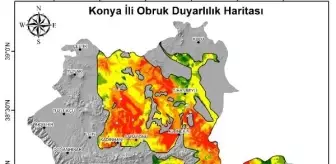 Konya'da Yapay Zeka Kullanılarak Obruk Duyarlılık Haritası Oluşturuldu