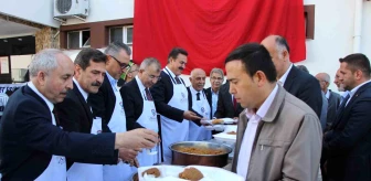 Amasya'da yöneticilerden esnaflara ahi pilavı