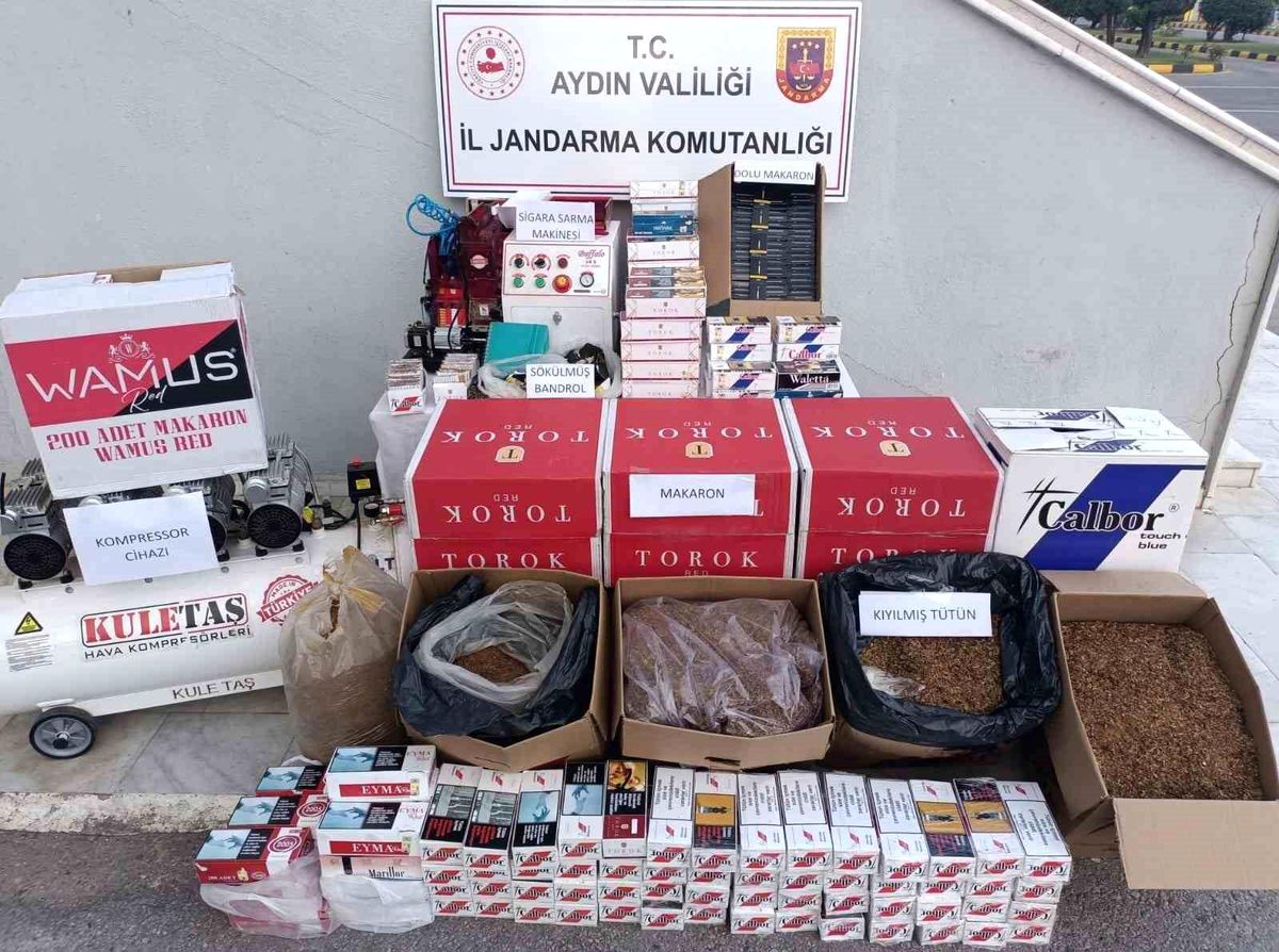 Aydın'da Kaçak Sigara Operasyonu: 96 Bin 740 Makaron Ele Geçirildi
