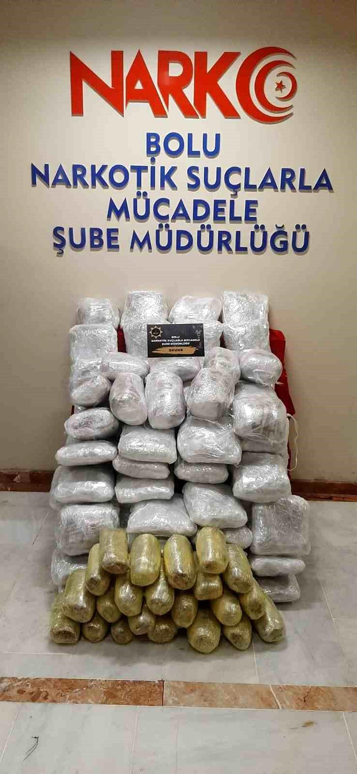 Bolu ve Niğde'de büyük uyuşturucu operasyonu: 57 kilo 950 gram madde ele geçirildi