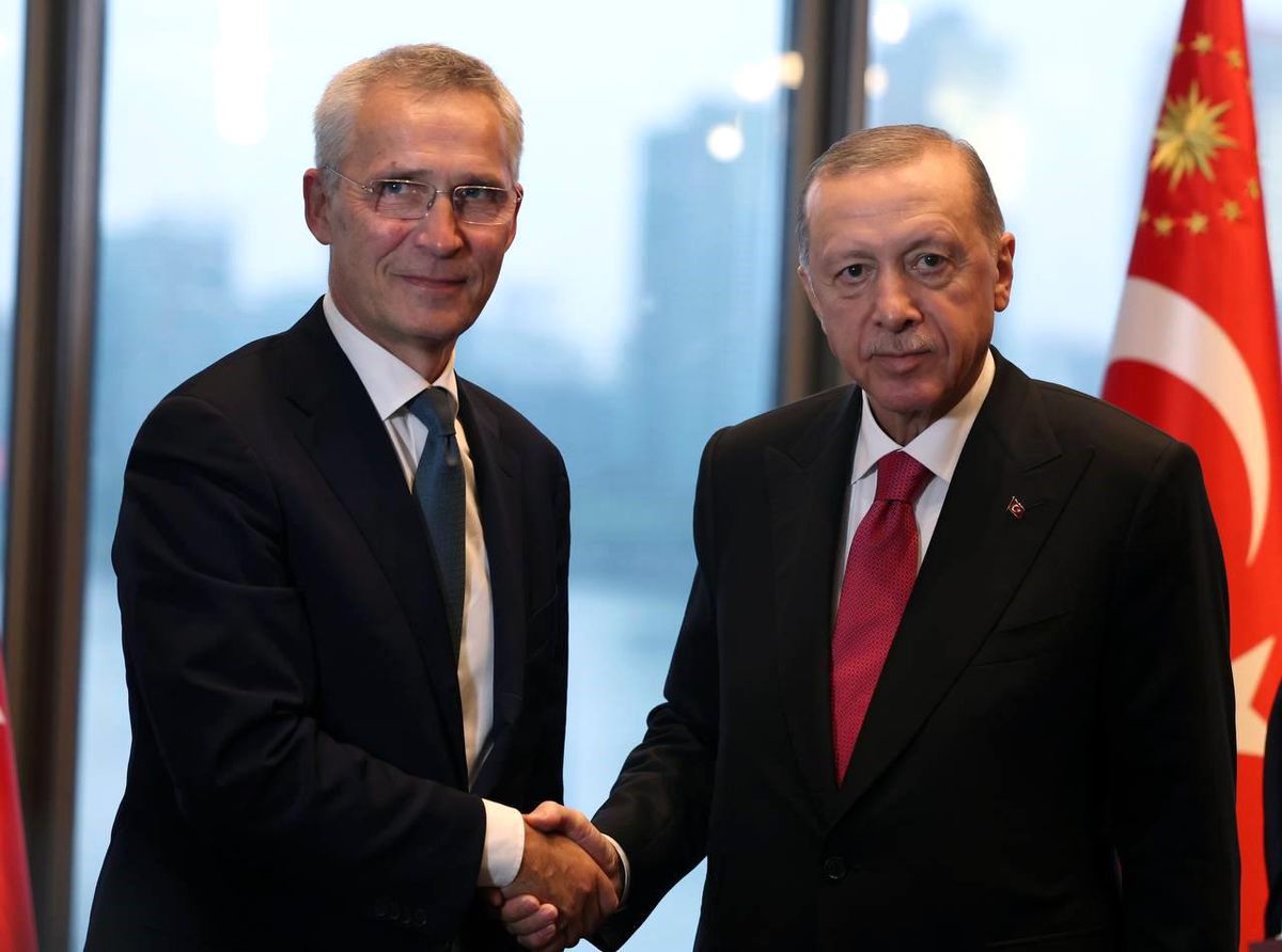 Cumhurbaşkanı Erdoğan, NATO Genel Sekreteri Stoltenberg'i kabul etti
