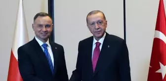 Cumhurbaşkanı Erdoğan, Polonya Cumhurbaşkanı Duda ile görüştü