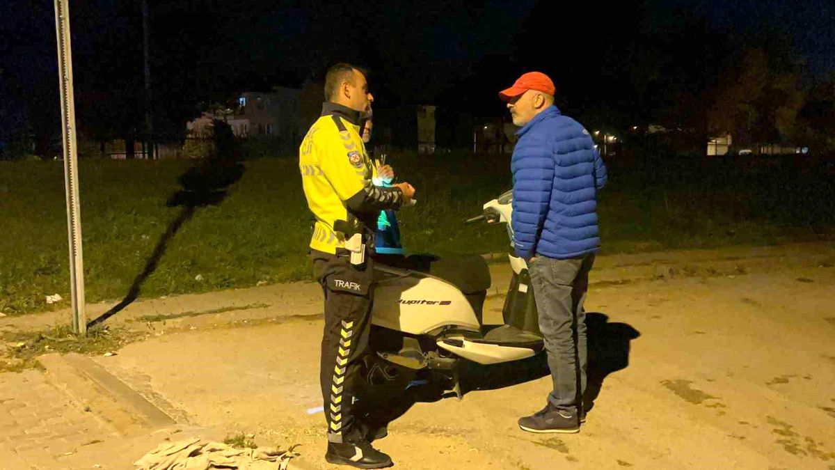 İnegöl'de alkollü sürücüden zor anlar