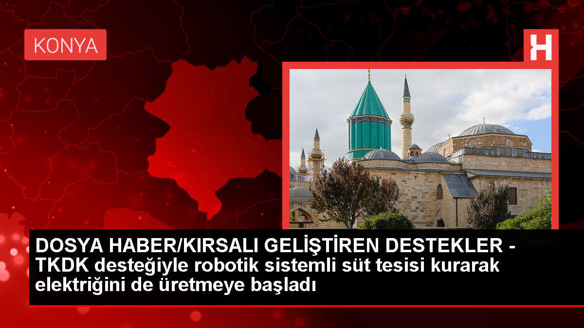 Konyalı Ziraat Mühendisi Robotik Süt Üretim Tesisi Kurdu