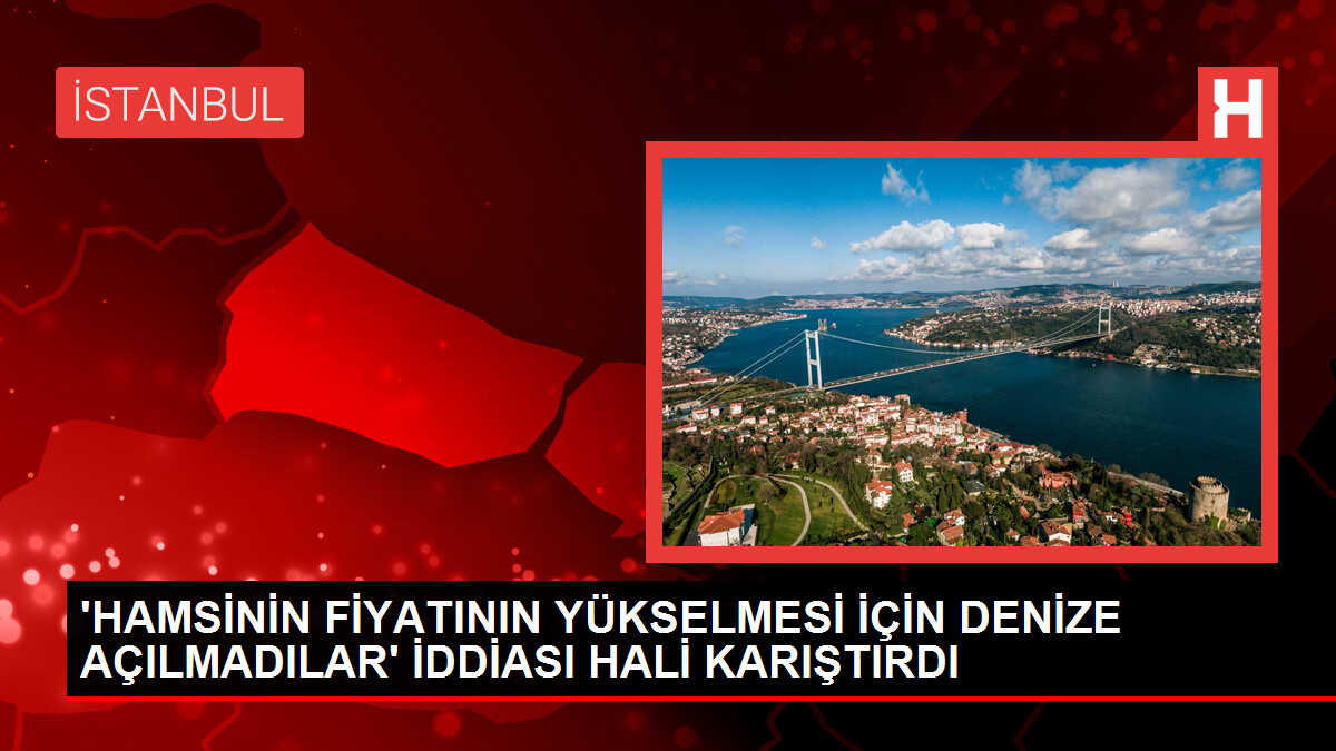 'HAMSİNİN FİYATININ YÜKSELMESİ İÇİN DENİZE AÇILMADILAR' İDDİASI HALİ KARIŞTIRDI -1