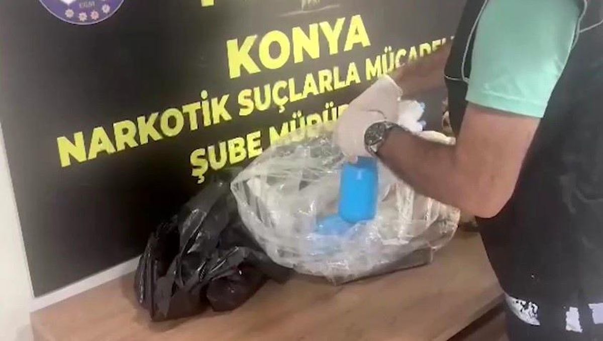 Konya'da Oyuncakların İçine Gizlenmiş Uyuşturucu Ele Geçirildi