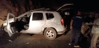 Siirt'te Otomobil Takla Attı: 4 Kişi Yaralandı