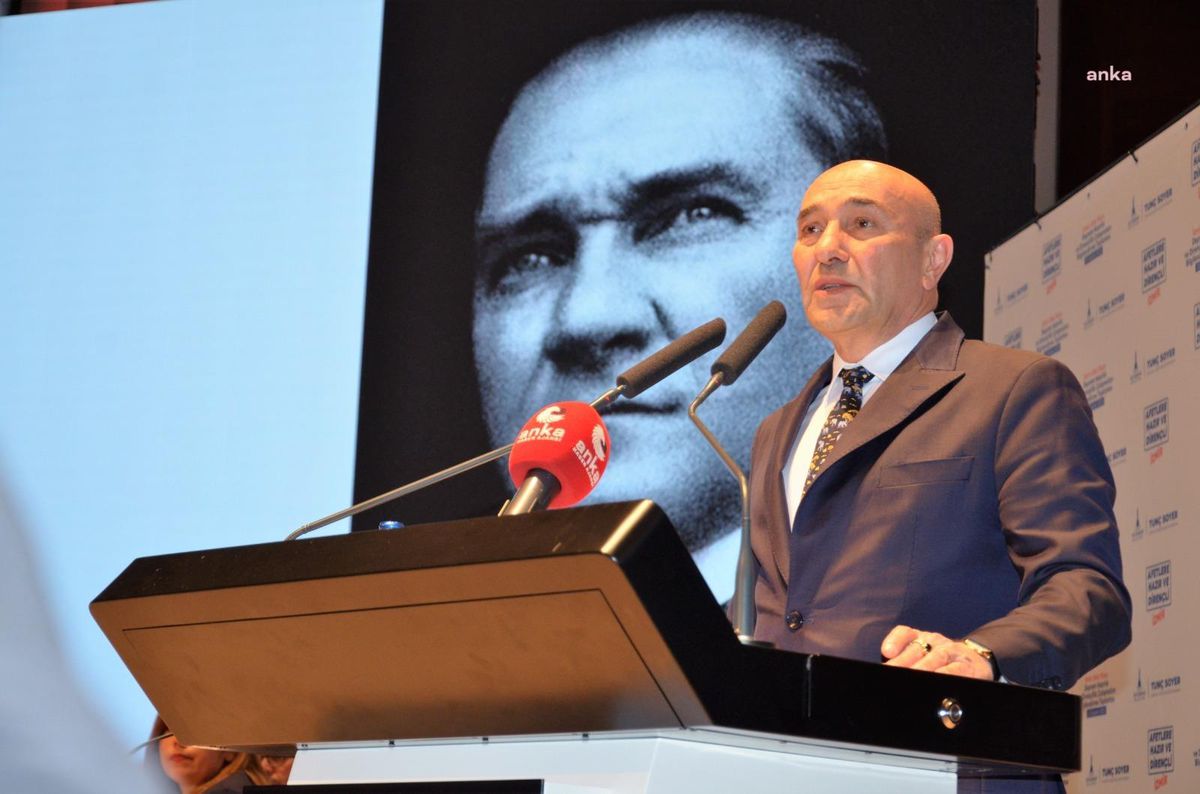 İzmir Büyükşehir Belediye Başkanı Tunç Soyer'den ÇEDES projesine tepki