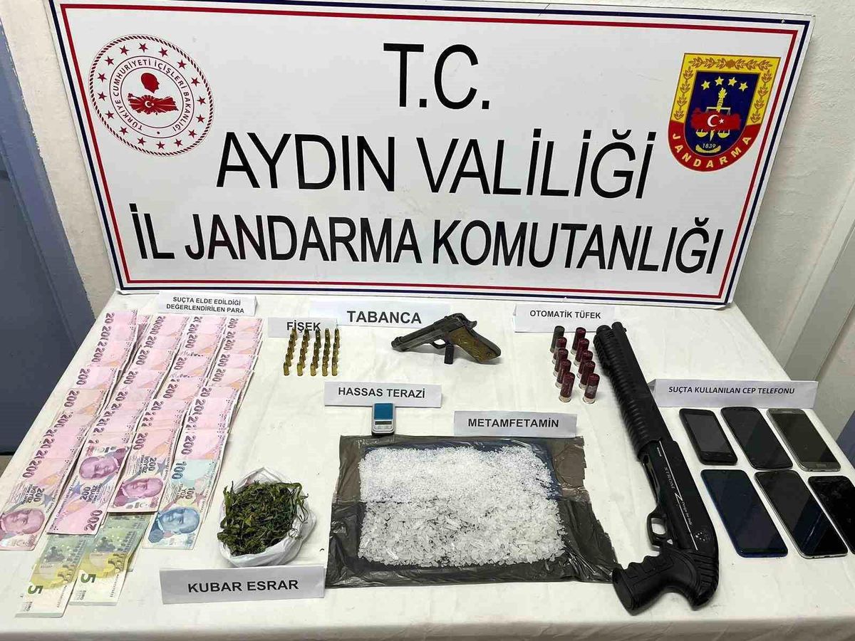 Aydın'da uyuşturucu operasyonunda 1 kişi tutuklandı