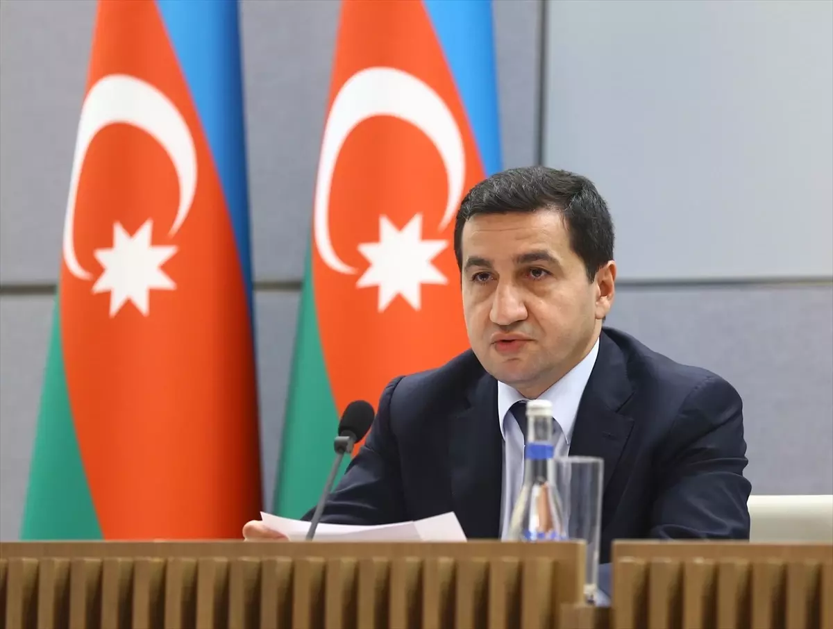 Azerbaycan Cumhurbaşkanı Müşaviri Hacıyev diplomatik temsilcilere Karabağ'daki son durumu anlattı Açıklaması