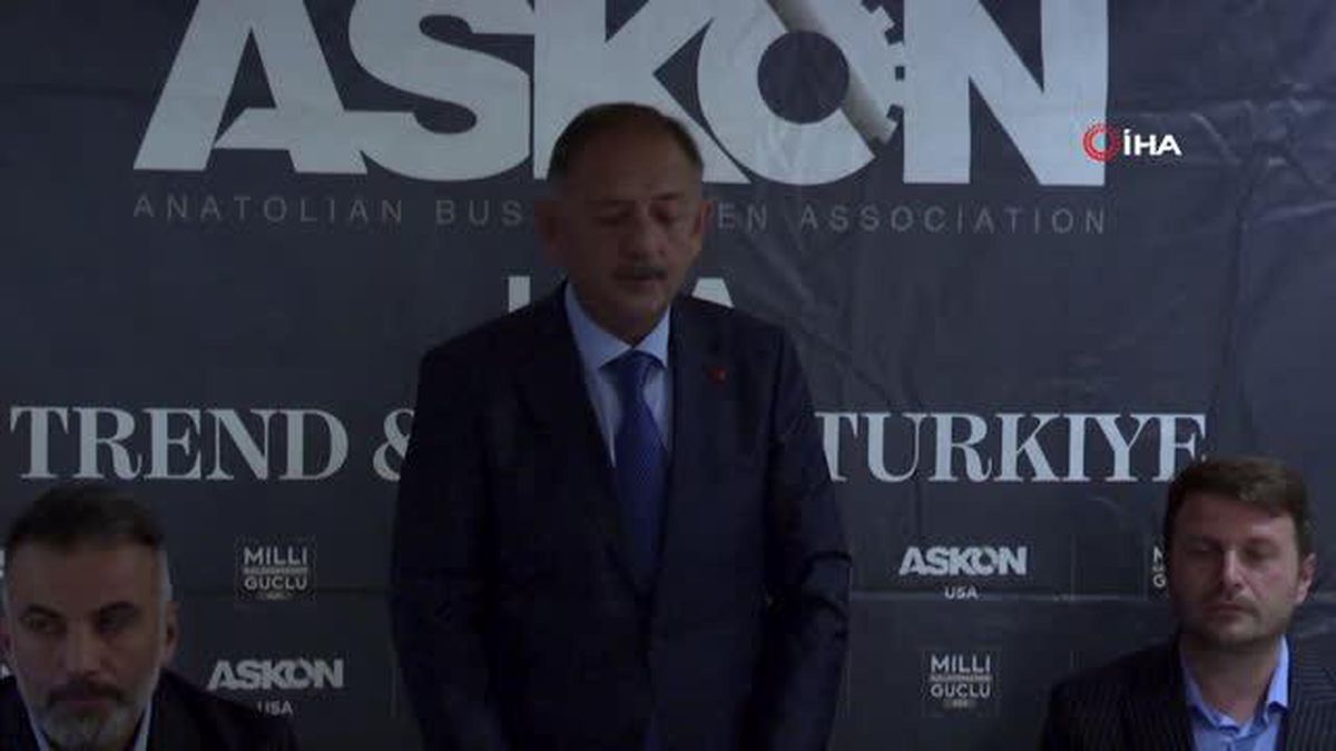 Bakan Özhaseki, Türk İş İnsanlarıyla Buluştu