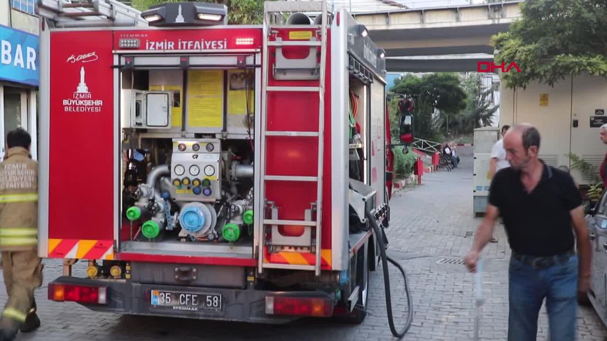 İzmir'de barda çıkan yangında bir kişi hayatını kaybetti