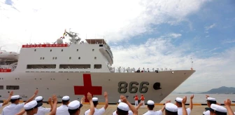 Çin Donanmasına Ait Hastane Gemisi 'Peace Ark' Dostane Ziyaretlerini Tamamladı