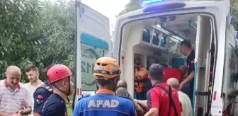 Giresun'da Beton Su Deposunda Mahsur Kalan Kişi Kurtarıldı